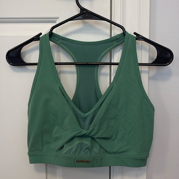 Gymshark Whitney Mesh Sports Bra - Palm Green Size M - Picture 2 of 4